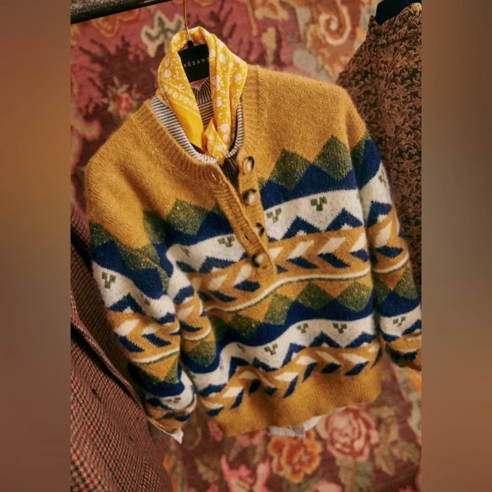 Sezane | NWOT Georges Jumper Multicolor Small